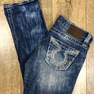 Big Star size 26 strait leg cropped jeans
